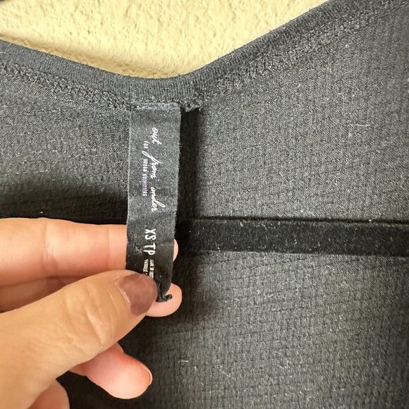 URBAN OUTFITTERS Out From Under Ribbed Knit Tie Front Romper Onesie Size XS - Picture 6 of 8